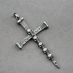 Cross Skull Titanium Steel Necklace