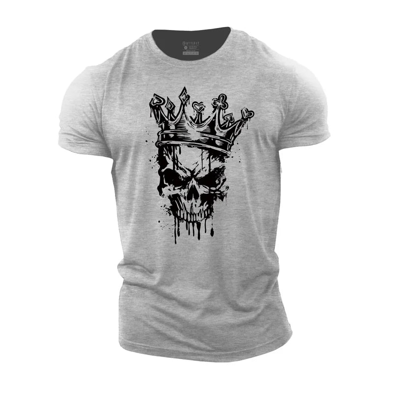 Crown Skull Cotton T-Shirt