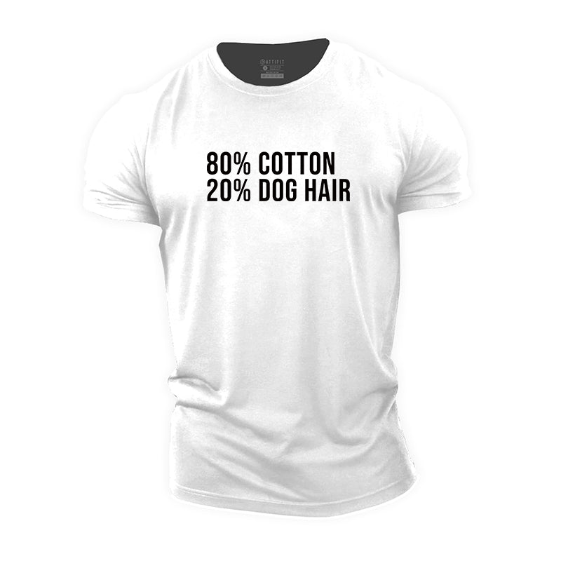 Cotton And Dog Hair Cotton T-Shirt