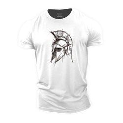 Spartan Portrait Cotton T-Shirt