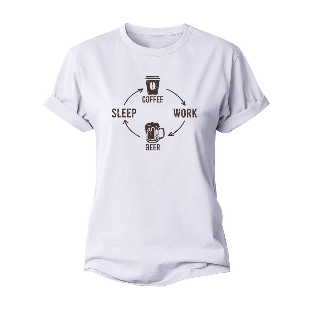 Coffee And Beer Women's Cotton T-Shirt