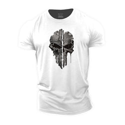 Skull Spartan Cotton T-Shirt