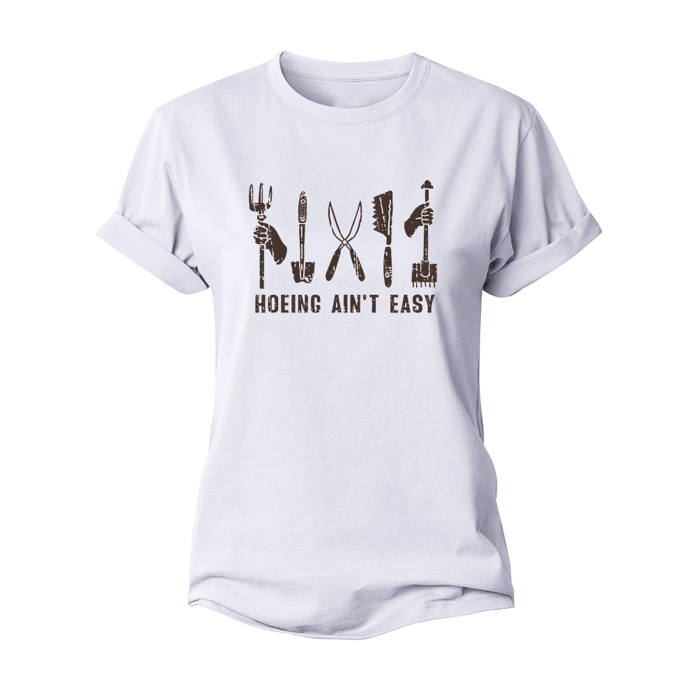 Hoeing Not Easy Women's Cotton T-Shirt