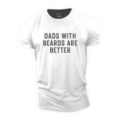 With Beards Are Better Cotton T-Shirt