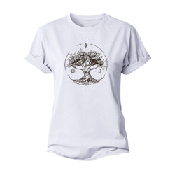 Life Tree Women's Cotton T-Shirt