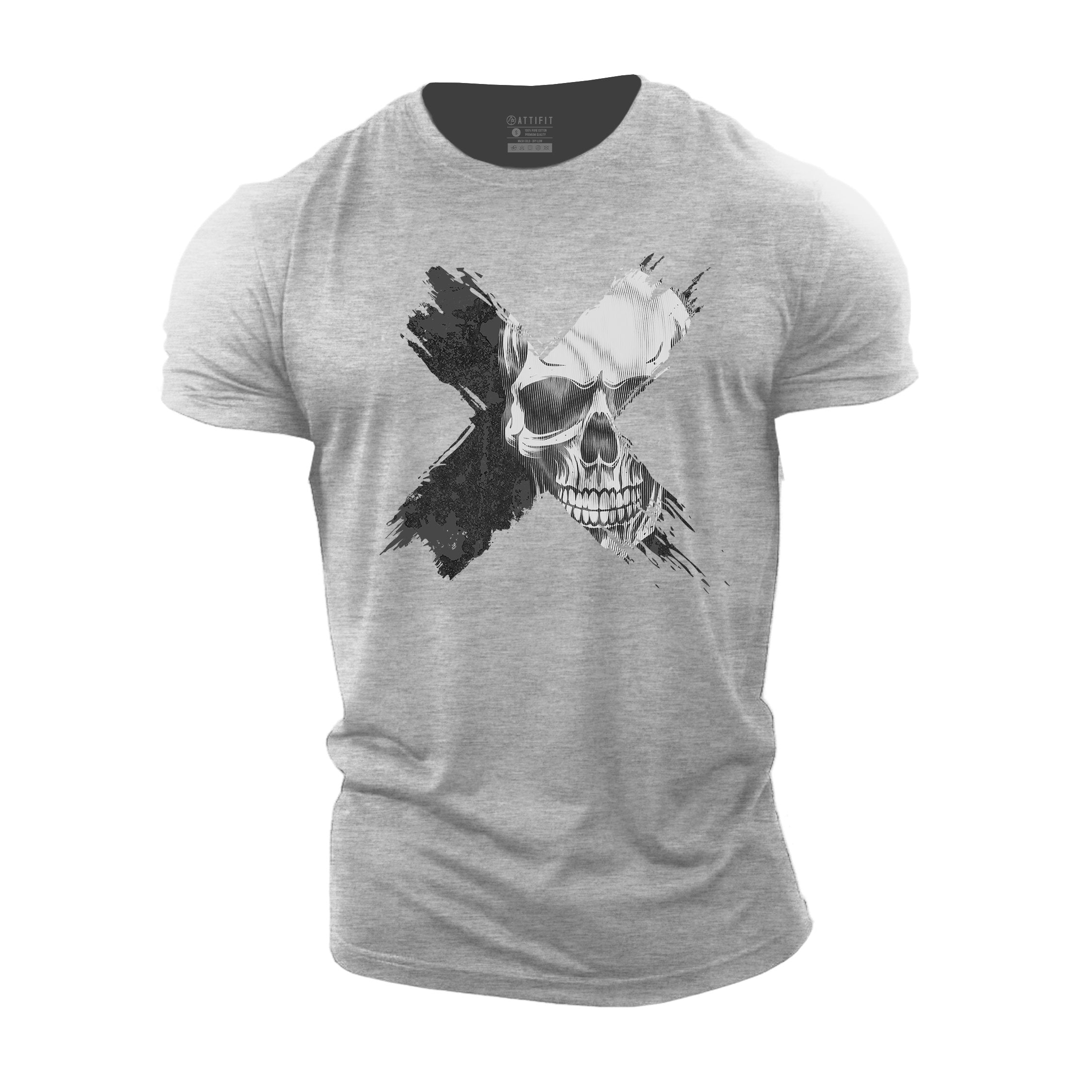 Cross Skull Cotton T-Shirt