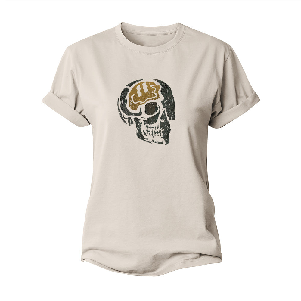 Skull Smiley Women's Cotton T-Shirt