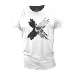 Cross Skull Cotton T-Shirt