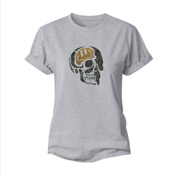 Skull Smiley Women's Cotton T-Shirt