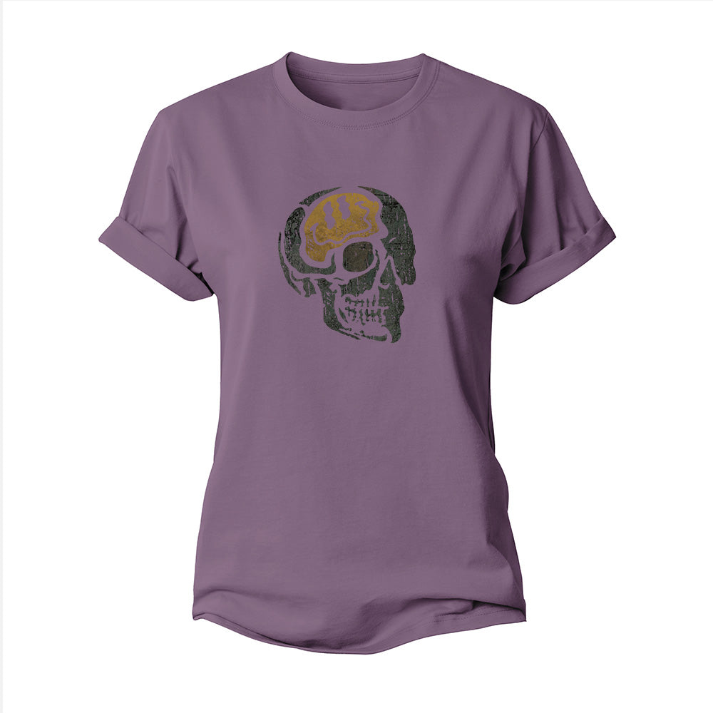 Skull Smiley Women's Cotton T-Shirt