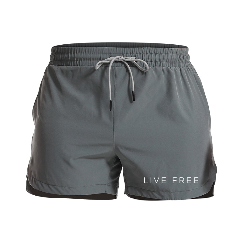 Live Free Graphic Shorts