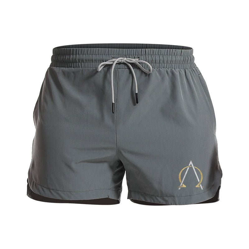 Alpha And Omega Graphic Shorts