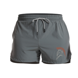 Spartan Helmet Graphic Shorts