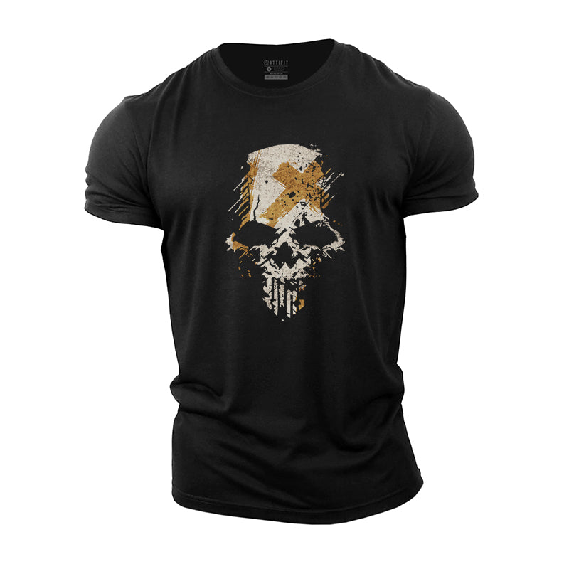 Broken Skull Cotton T-Shirt