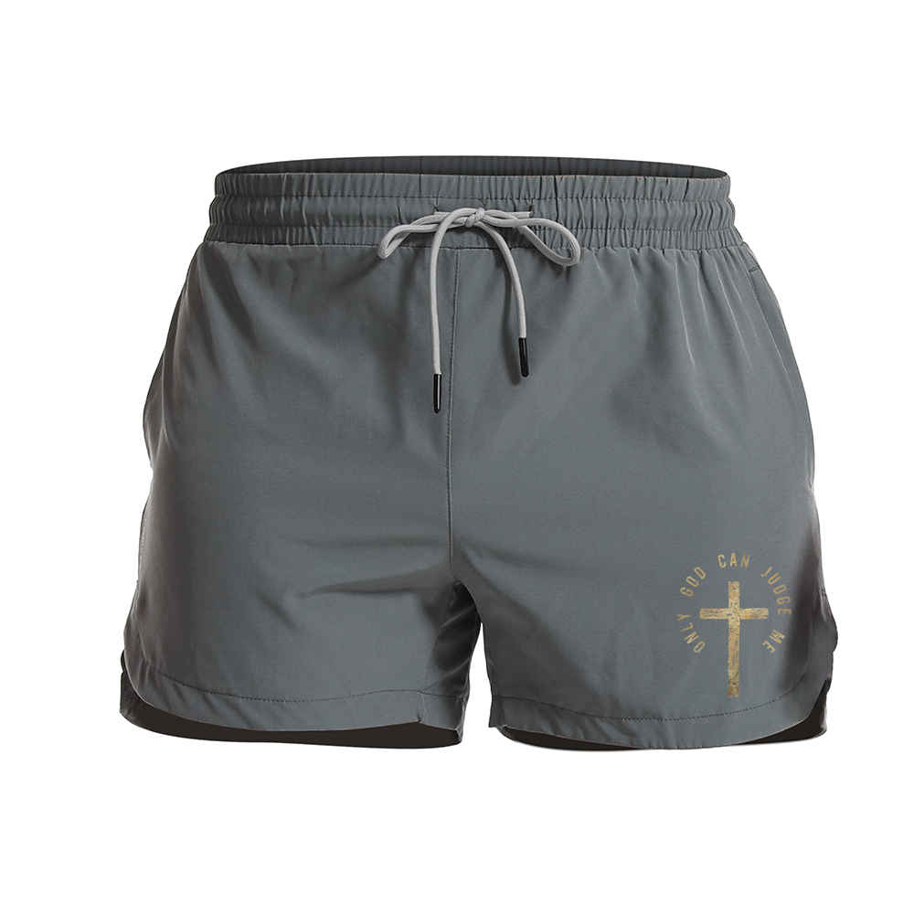 Only God Can Judge Me Graphic Shorts