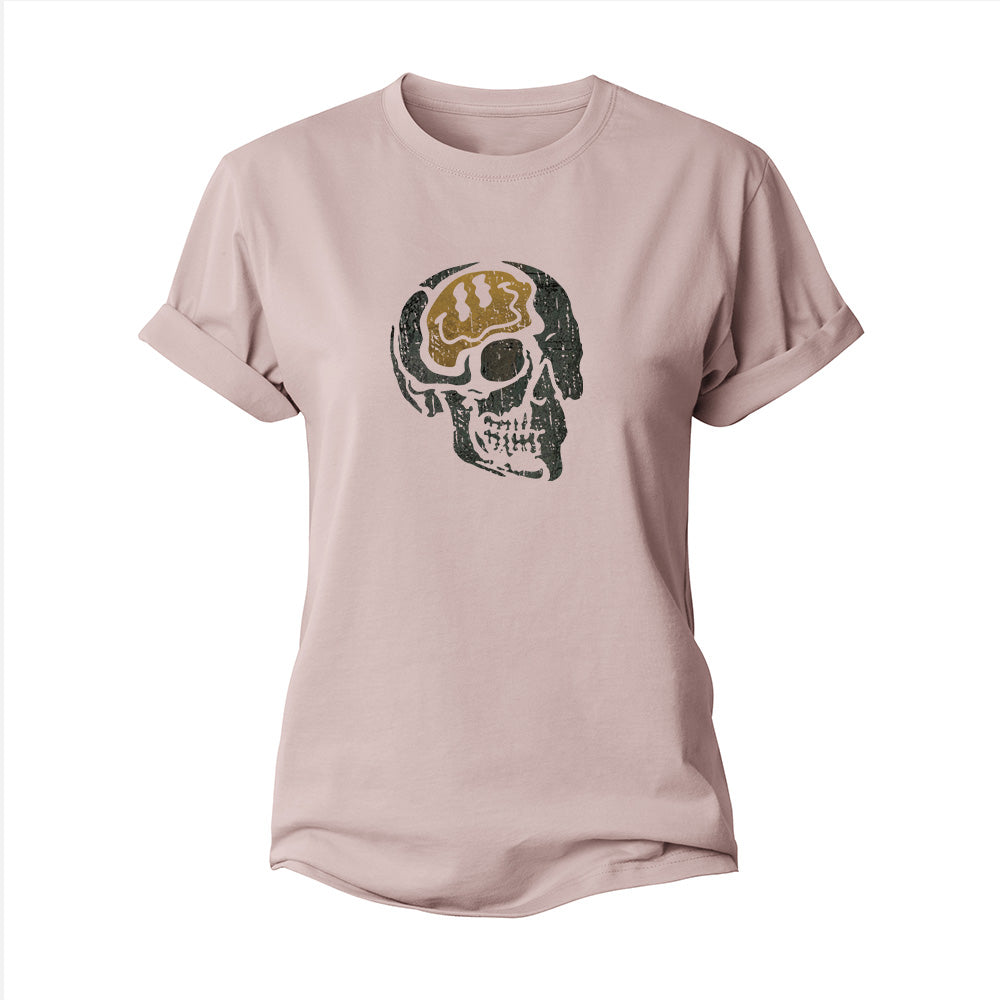 Skull Smiley Women's Cotton T-Shirt