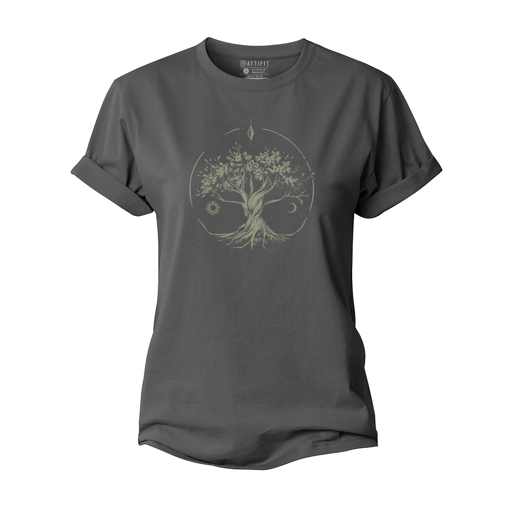 Life Tree Women's Cotton T-Shirt