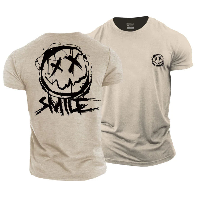 Smiley Graphic Cotton T-Shirt