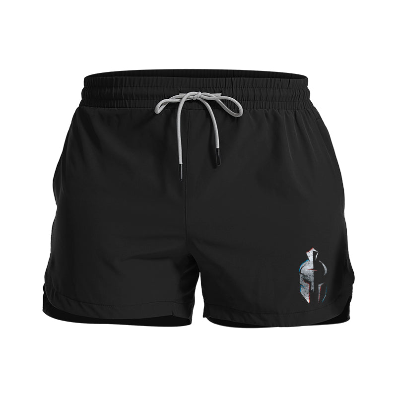 Mysterious Spartan Graphic Shorts