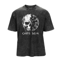 Carpe Diem Skull Washed T-Shirt