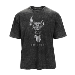 God And Dog Washed T-Shirt