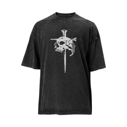 Skull Cross Washed T-Shirt