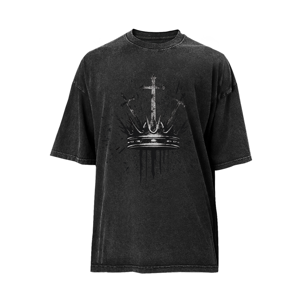 Cross Crown Washed T-Shirt