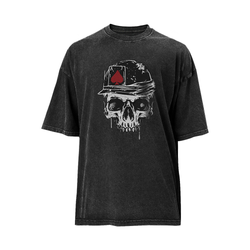 Hip Hop Skull Washed T-Shirt