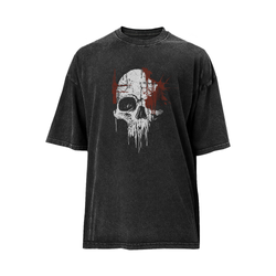 Dripping Skull Washed T-Shirt