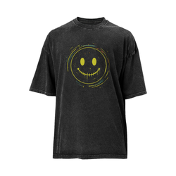 Smiley Face Washed T-Shirt