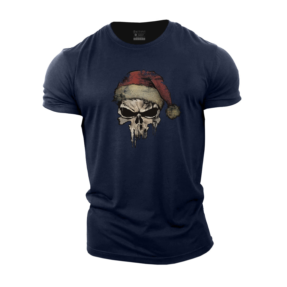 Christmas Punisher Cotton T-Shirt