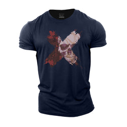 Cross Skull Cotton T-Shirt