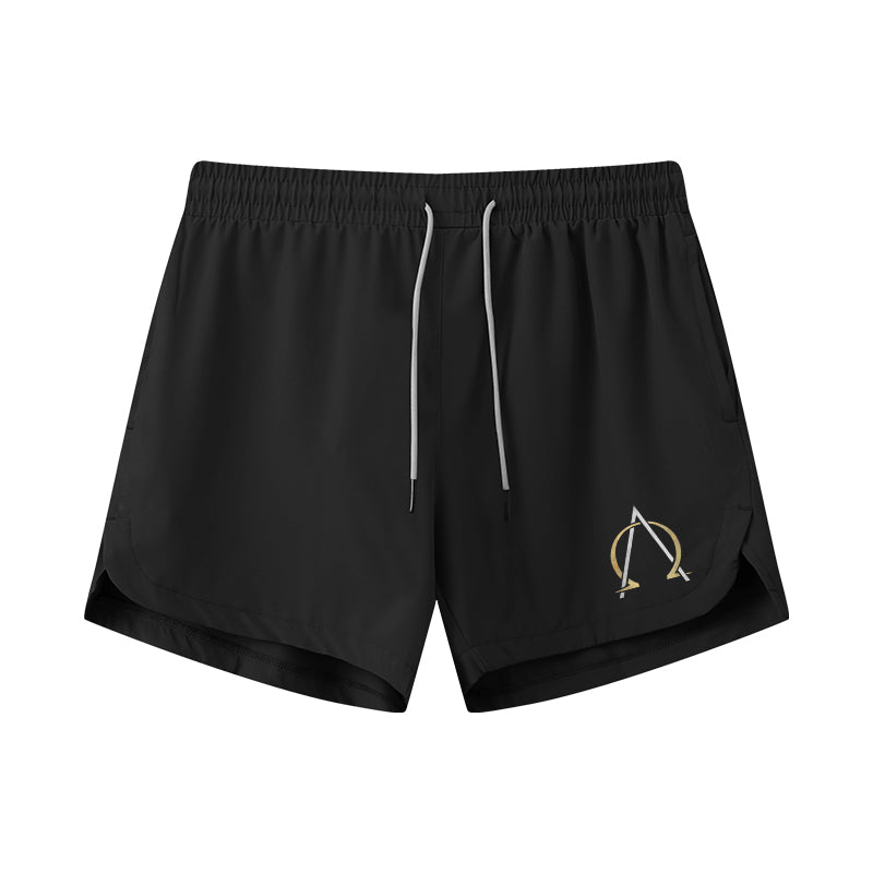 Alpha And Omega Graphic Shorts