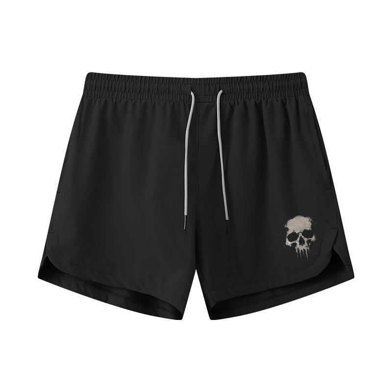 Skull Graphic Shorts