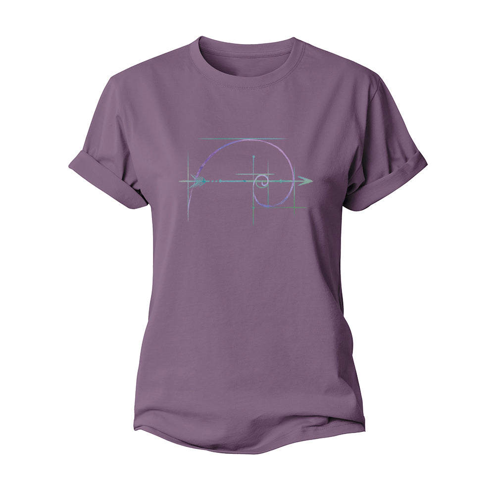 Romantic Fibonacci Sequence Women's Cotton T-Shirt