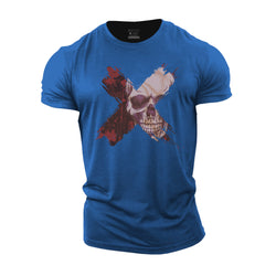 Cross Skull Cotton T-Shirt