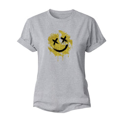 Crack Smiley Women's Cotton T-Shirt