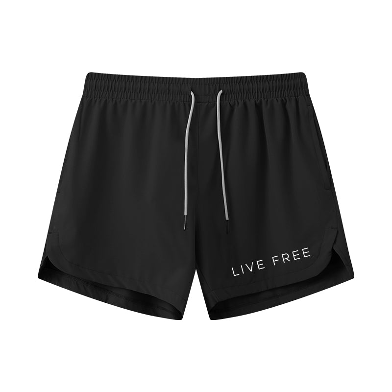 Live Free Graphic Shorts