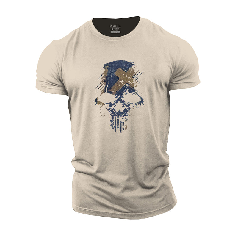 Broken Skull Cotton T-Shirt