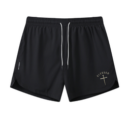 Blessed Cross Graphic Shorts