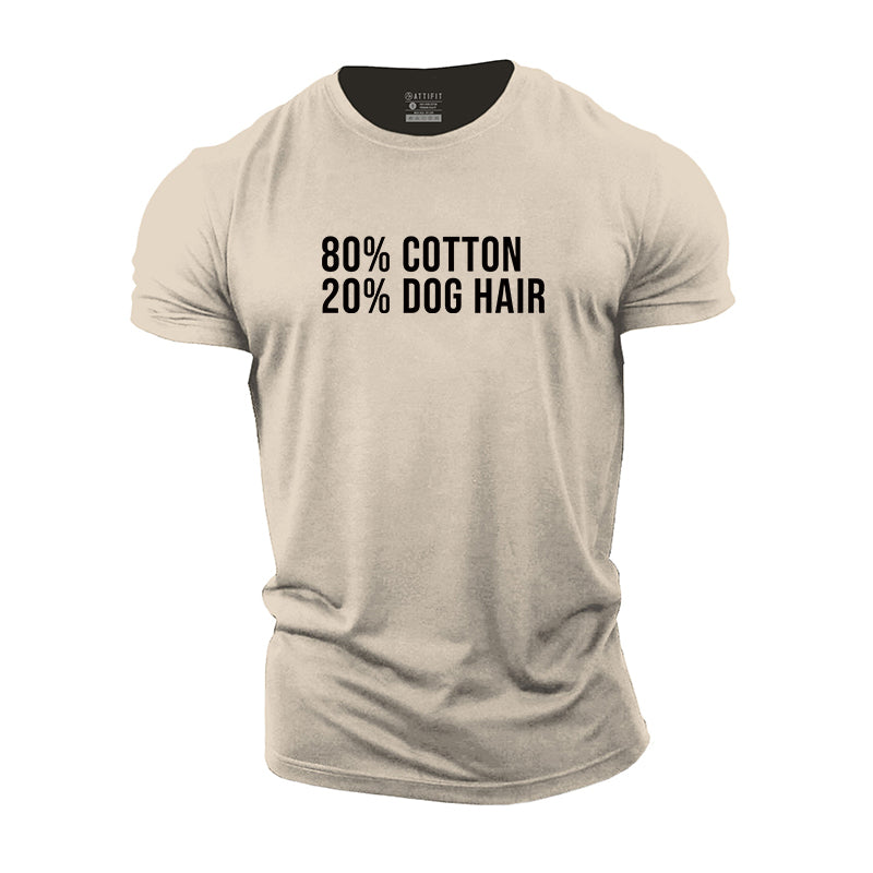 Cotton And Dog Hair Cotton T-Shirt