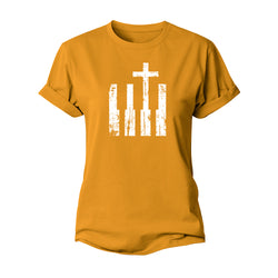 Piano Cross Women's Cotton T-Shirt