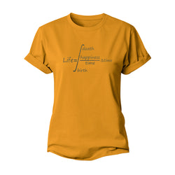 Happy Life Women's Cotton T-Shirt