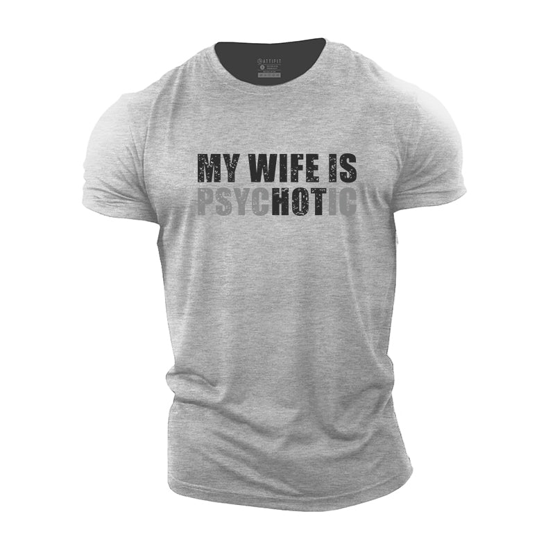 My Wife Is Hot Cotton T-Shirt
