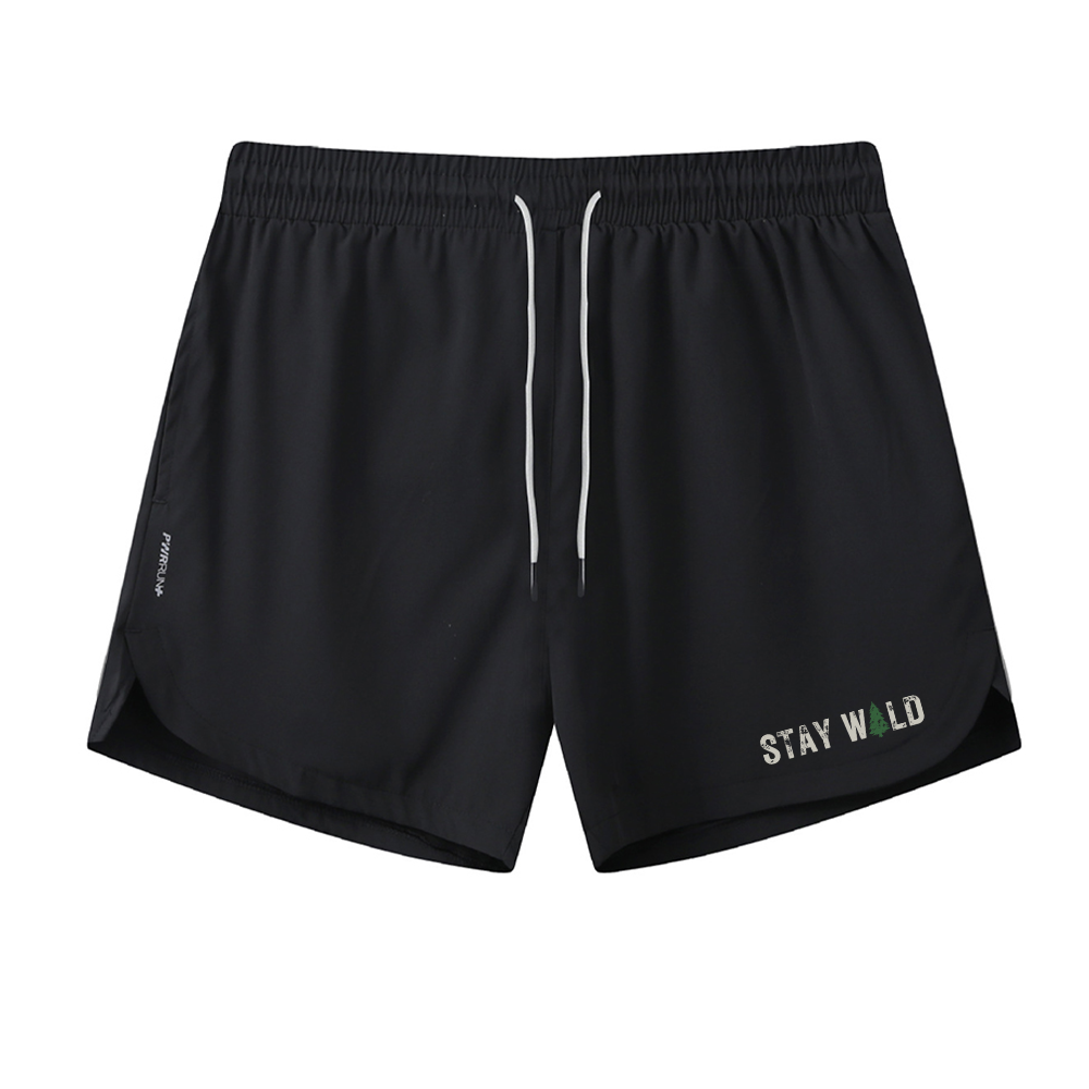 Stay Wild Graphic Shorts