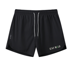 Stay Wild Graphic Shorts