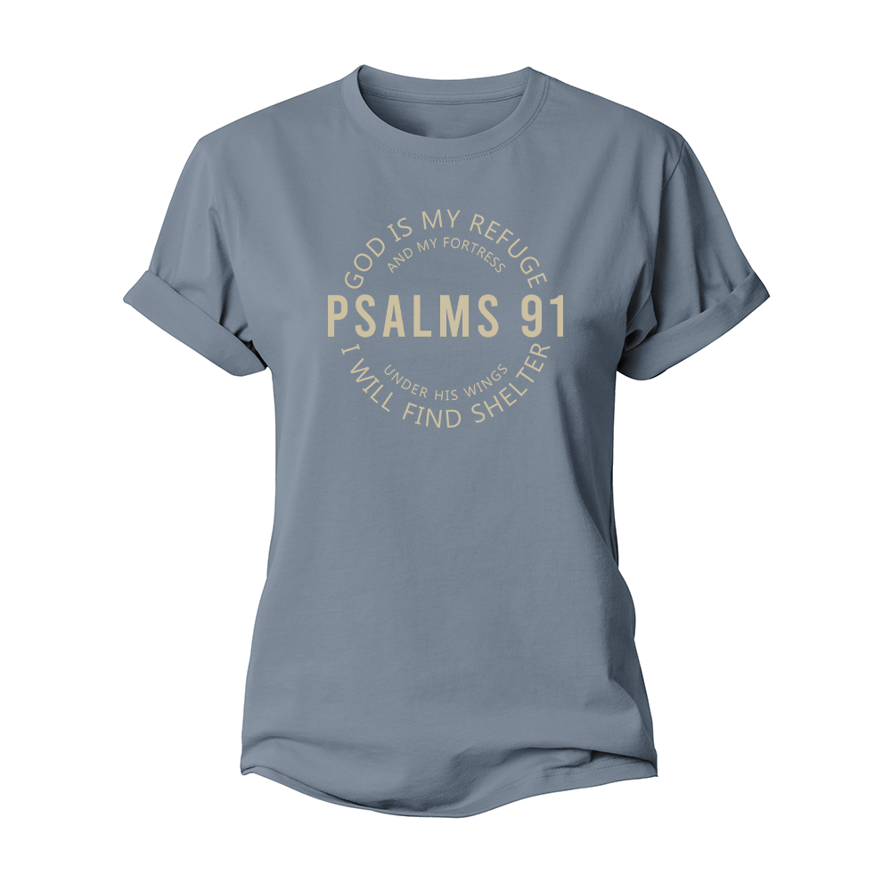 Psalms 91 Women's Cotton T-Shirt