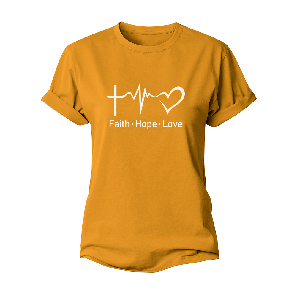 Faith Hope Love Women's Cotton T-Shirt