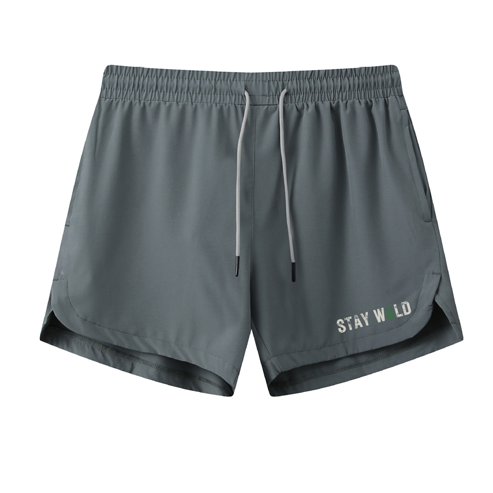 Stay Wild Graphic Shorts