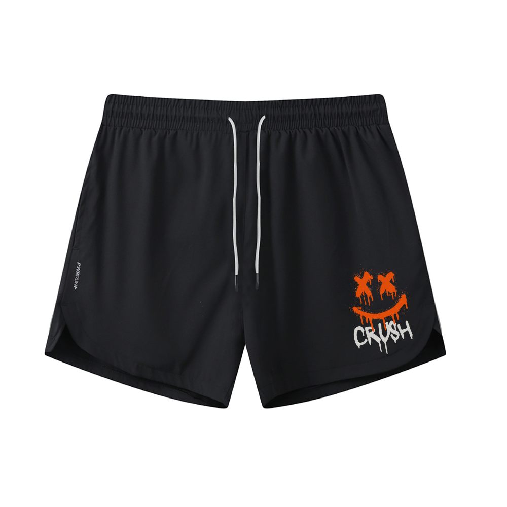 Crush Smiley Graphic Shorts